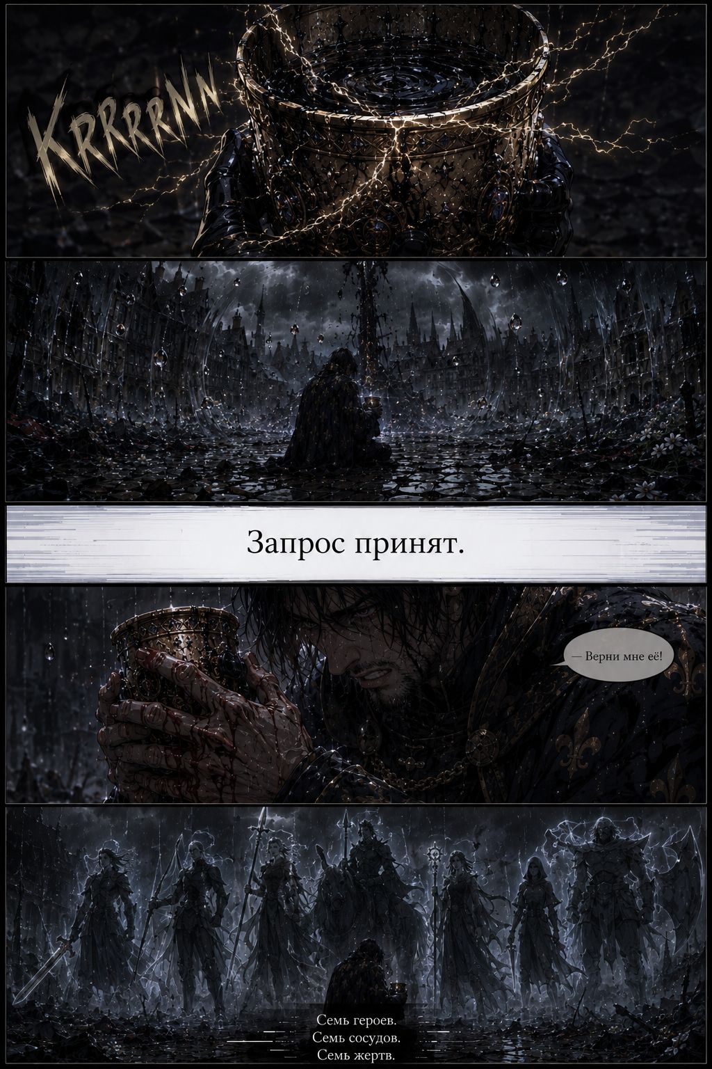 Комикс Гарри Поттер и Святой Грааль. Том 1: Перед бурей: выпуск №10