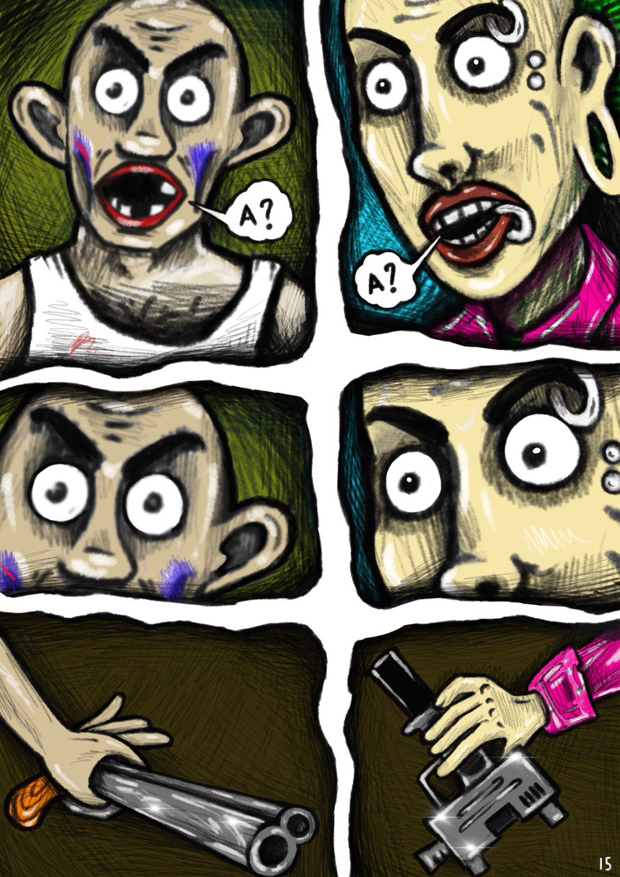 Комикс Гангстер с суперспособностями: выпуск №17