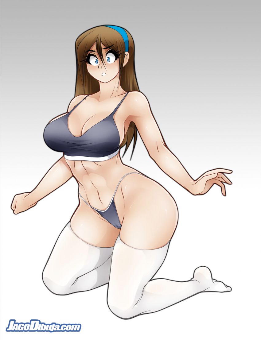 Эрика в спортивном нижнем белье