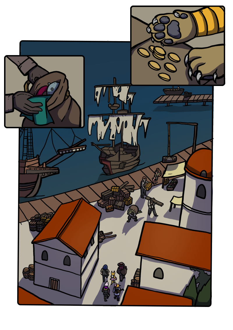 Комикс Загадочный призыватель и Храм Равновесия: выпуск №398