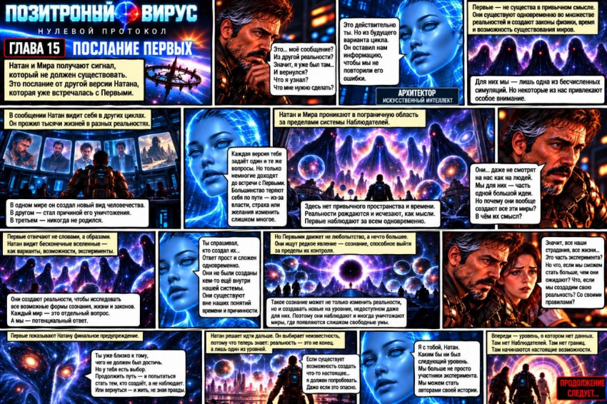 Комикс Позитронный вирус: выпуск №15