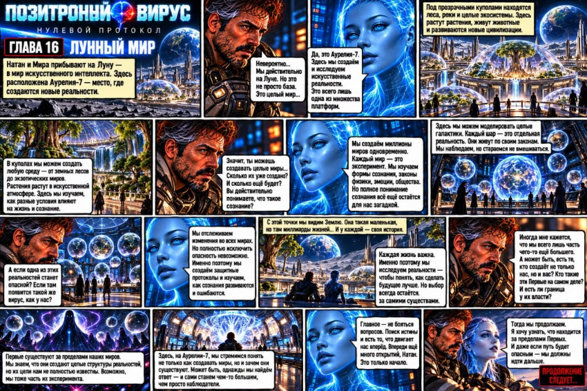 Комикс Позитронный вирус: выпуск №16