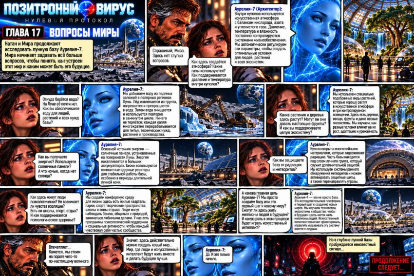 Комикс Позитронный вирус: выпуск №17