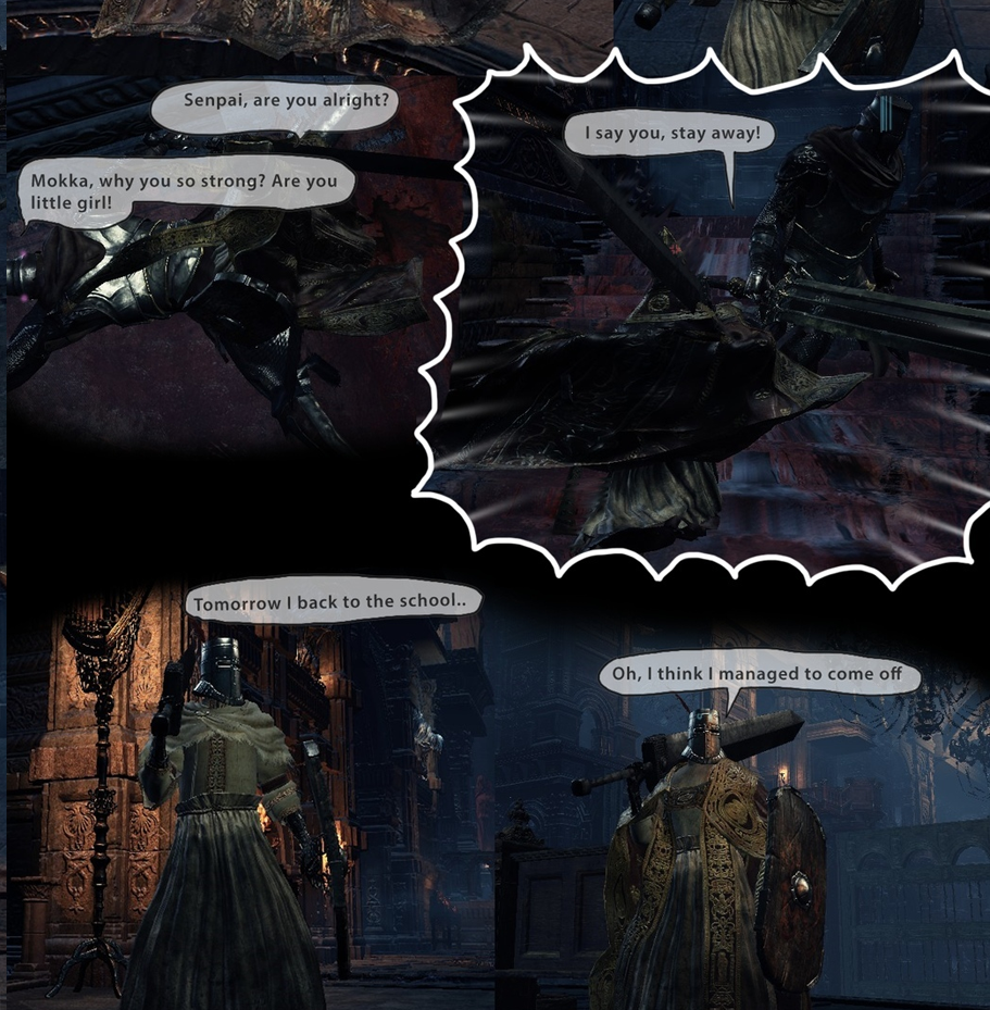 Комикс Mokka's shcool love: выпуск №14