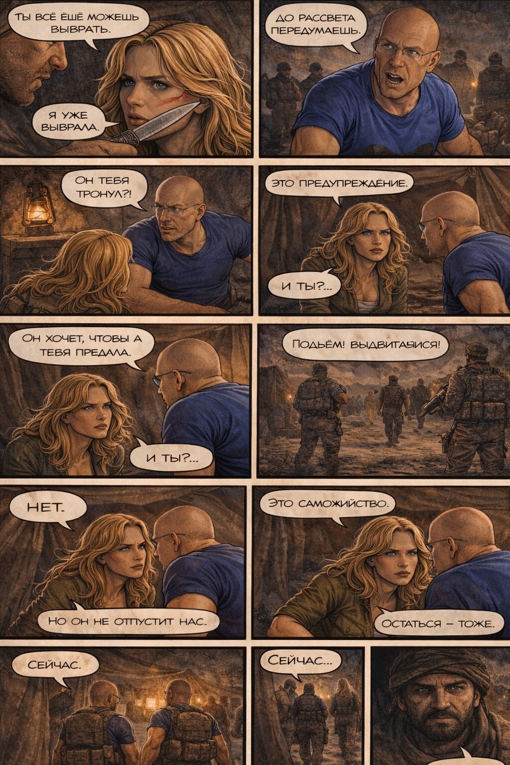 Комикс Дыми и Фоки проклятие пирамид: выпуск №11