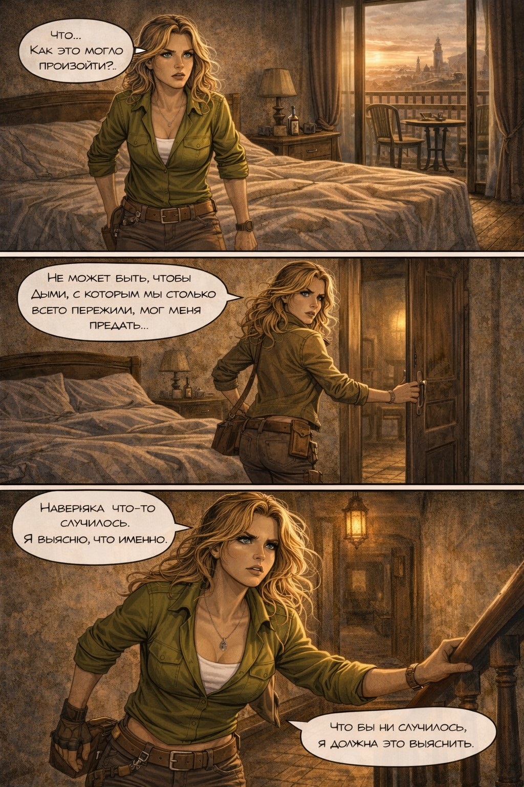 Комикс Дыми и Фоки проклятие пирамид: выпуск №19