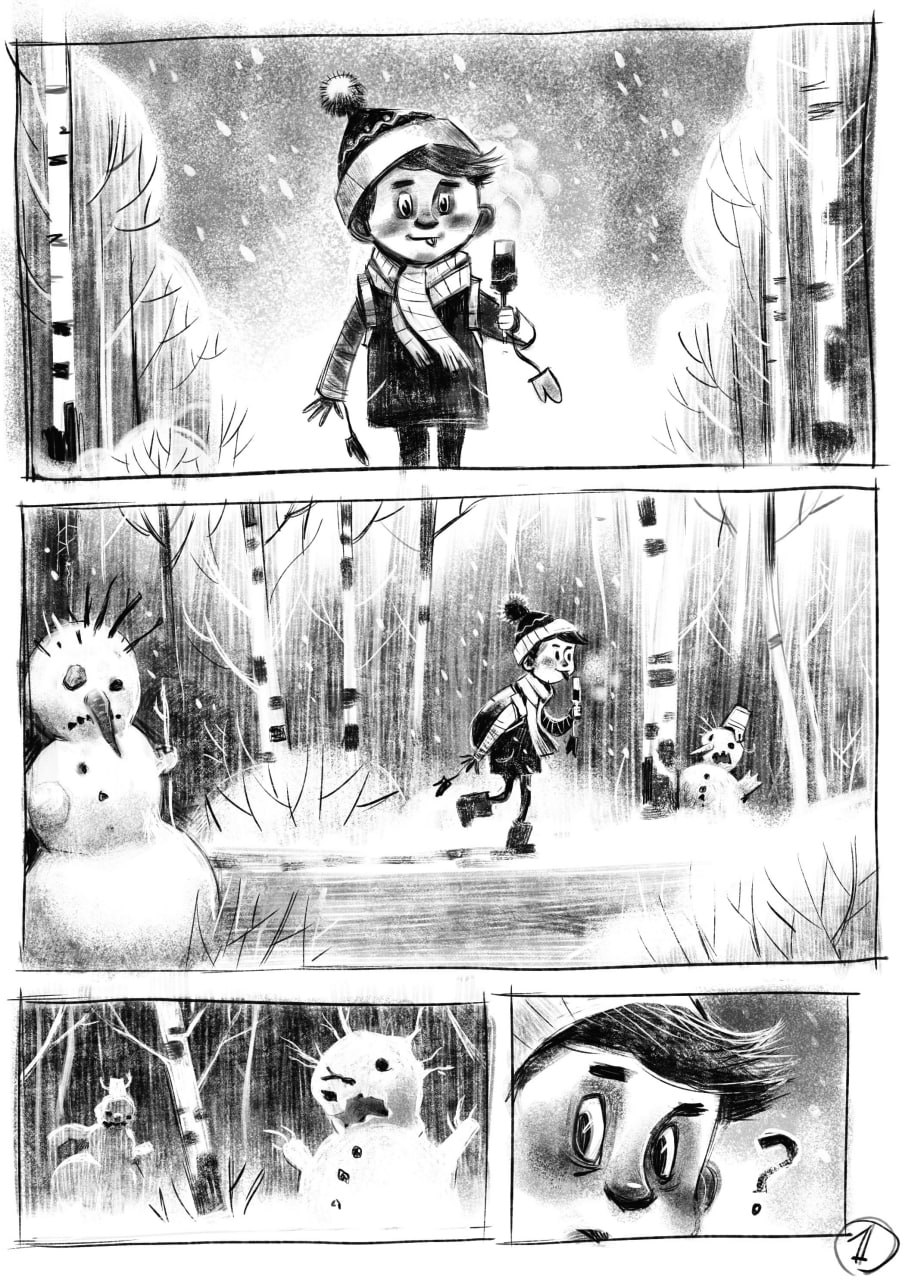 Комикс Снег: выпуск №1