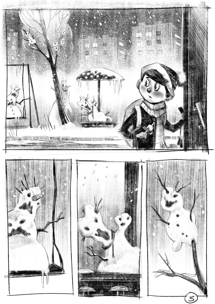 Комикс Снег: выпуск №3