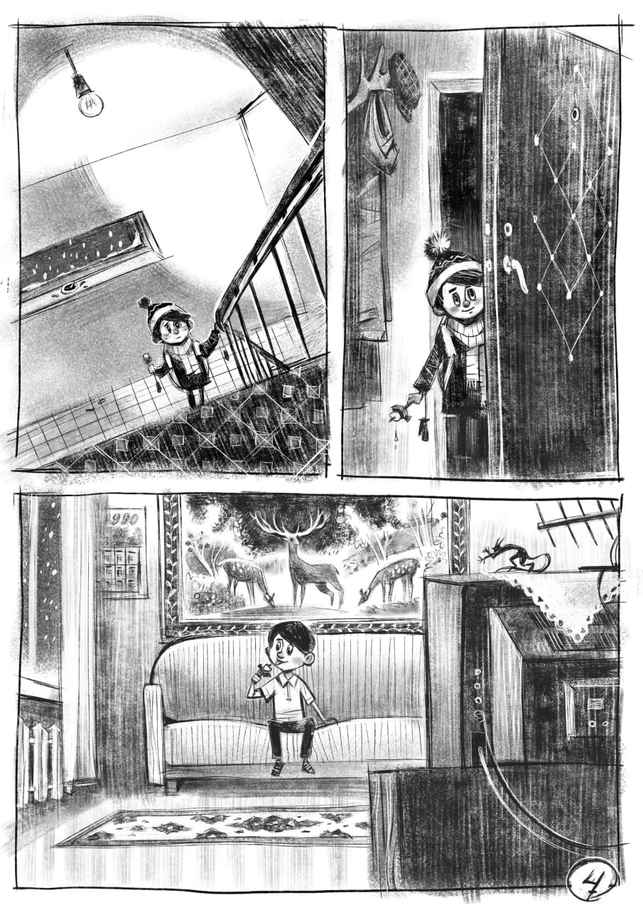 Комикс Снег: выпуск №4