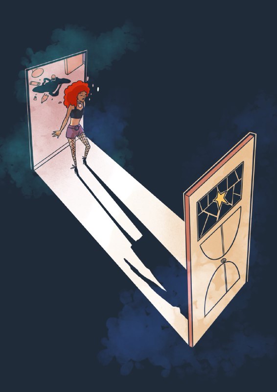 Комикс История о дверях, которые появляются сами по себе: выпуск №17