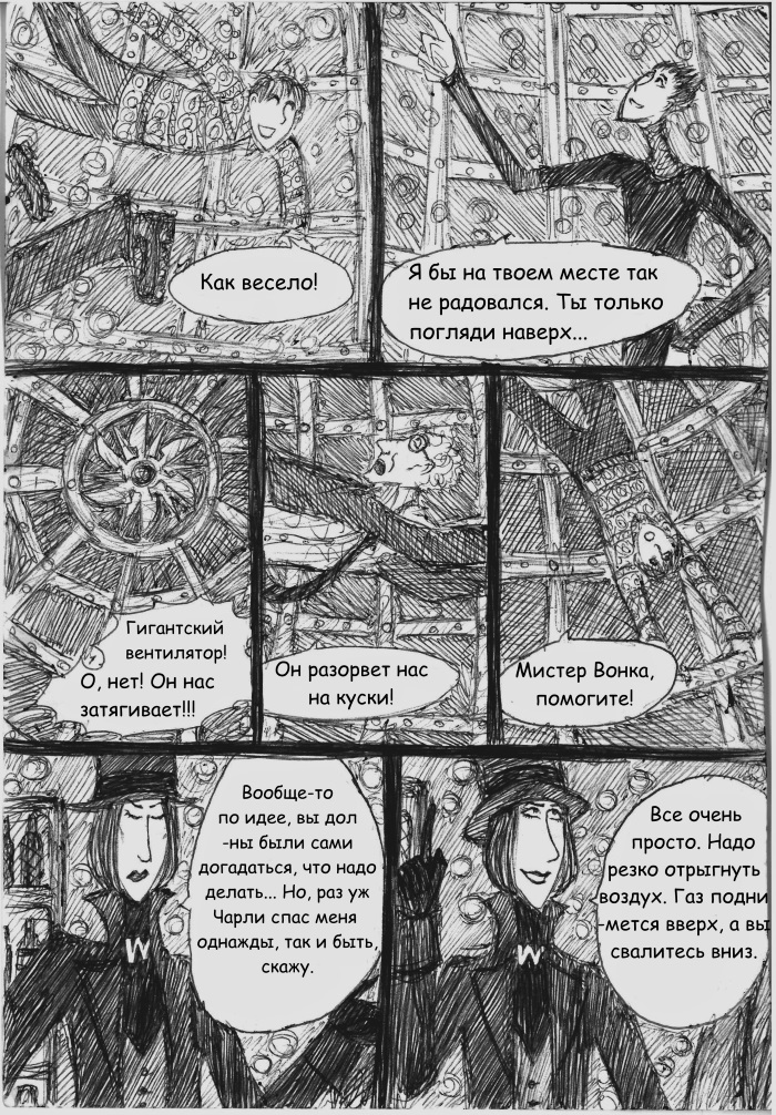 Комикс Вилли Вонка и Шоколадная Фабрика (Пародия): выпуск №69