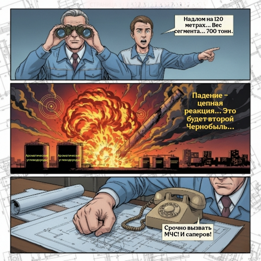 Комикс Уфимский Чернобыль "ОПЕРАЦИЯ ГИННЕС": выпуск №4