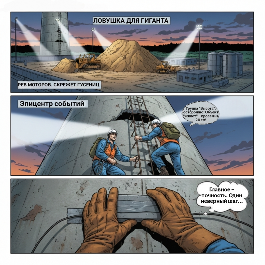 Комикс Уфимский Чернобыль "ОПЕРАЦИЯ ГИННЕС": выпуск №6