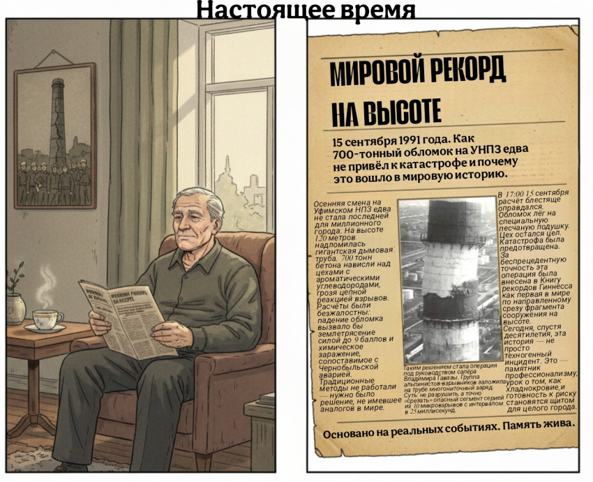 Комикс Уфимский Чернобыль "ОПЕРАЦИЯ ГИННЕС": выпуск №11