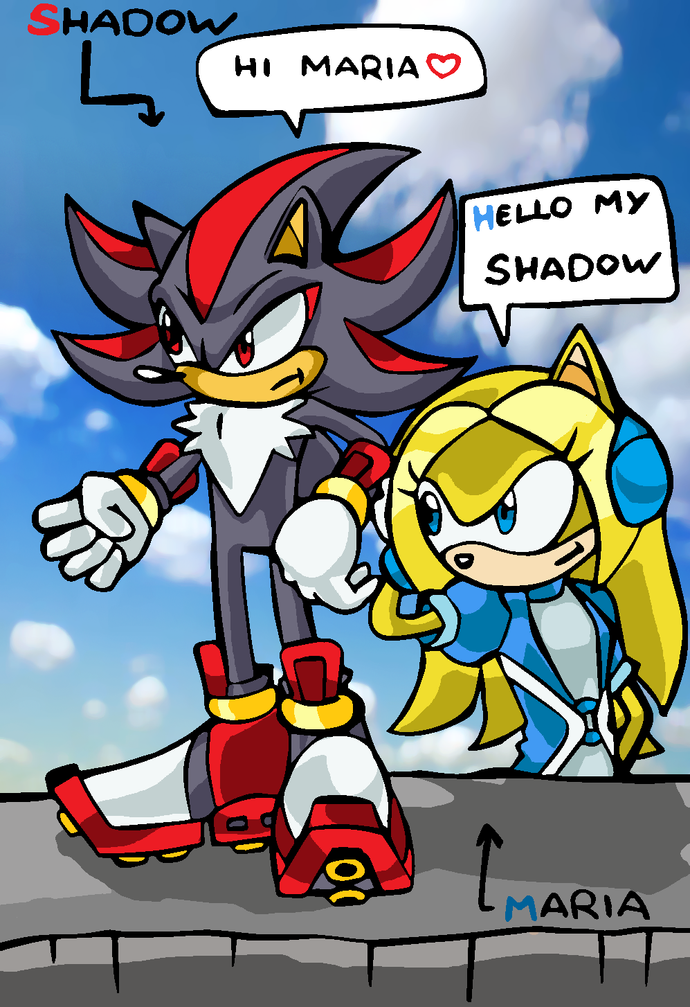 Shadow and Maria LOVE