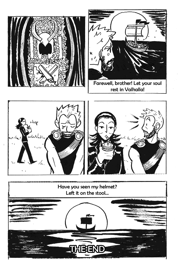 Комикс Приключение Табуретки Локи: выпуск №7