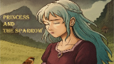 Обложка комикса Принцесса и Воробей — The Princess and the Sparrow