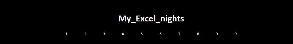 My_Excel_nights