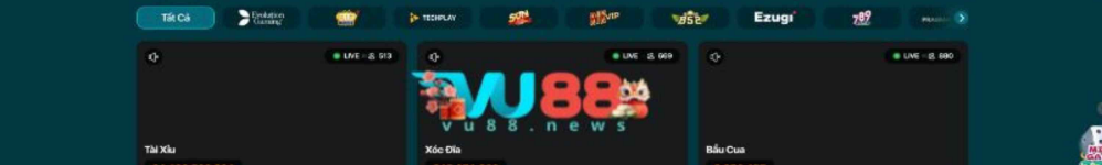 Live Casino VU88 - Sòng Bạc Trực Tuyến 4K Cùng Dealer Người Thật 2026