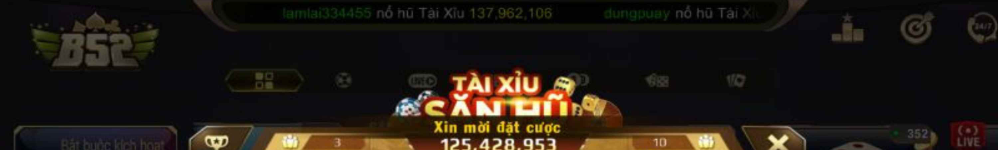 Tài Xỉu B52 Club - Sảnh Sicbo 3D & Tài Xỉu MD5 Xanh Chín 2026