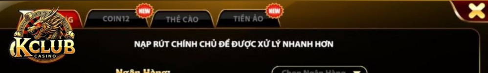 Rút Tiền Kclub 2026 - Hướng Dẫn Rút Vốn Ngân Hàng Sau 3 Phút