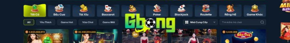Live Casino Gbong 2026 - Sảnh Sòng Bài Trực Tuyến Đẳng Cấp