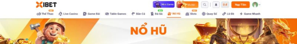 Nổ Hũ Xibet 2026 - Kho Slot Game 3D Săn Jackpot Tiền Tỷ