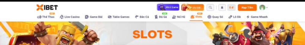 Game Slot XIBET 2026 - Kho Quay Hũ 3D Săn Jackpot Tiền Tỷ