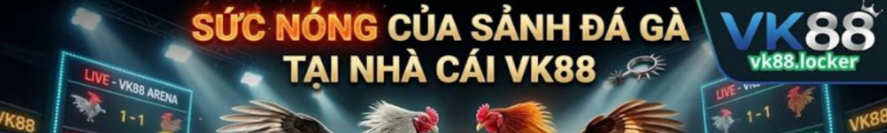 Đá Gà VK88 2026 - Trực Tiếp Thomo WS168 & GA28 Full HD